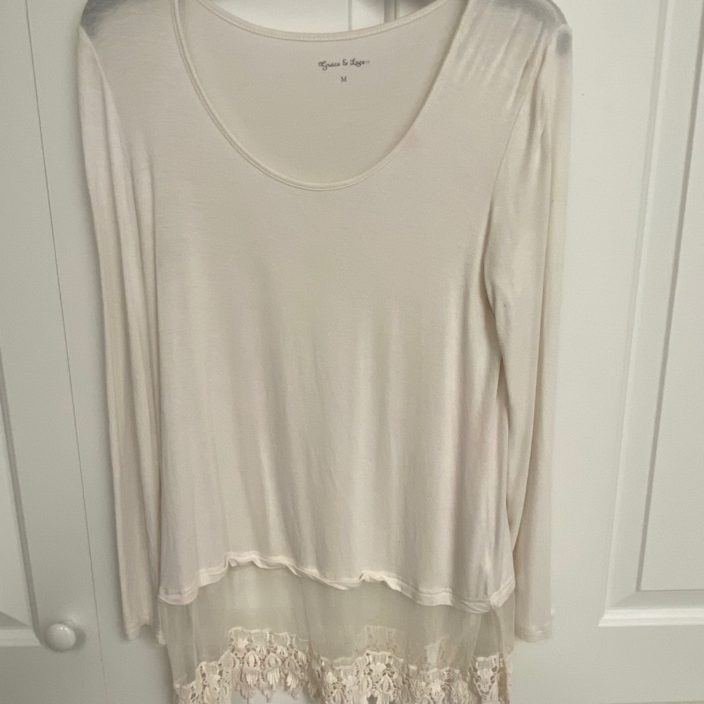 Grace and lace long sleeve lace extender